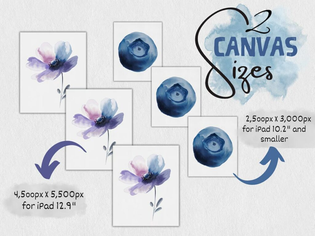 Realistic Watercolor Brushes for Procreate - MasterBundles