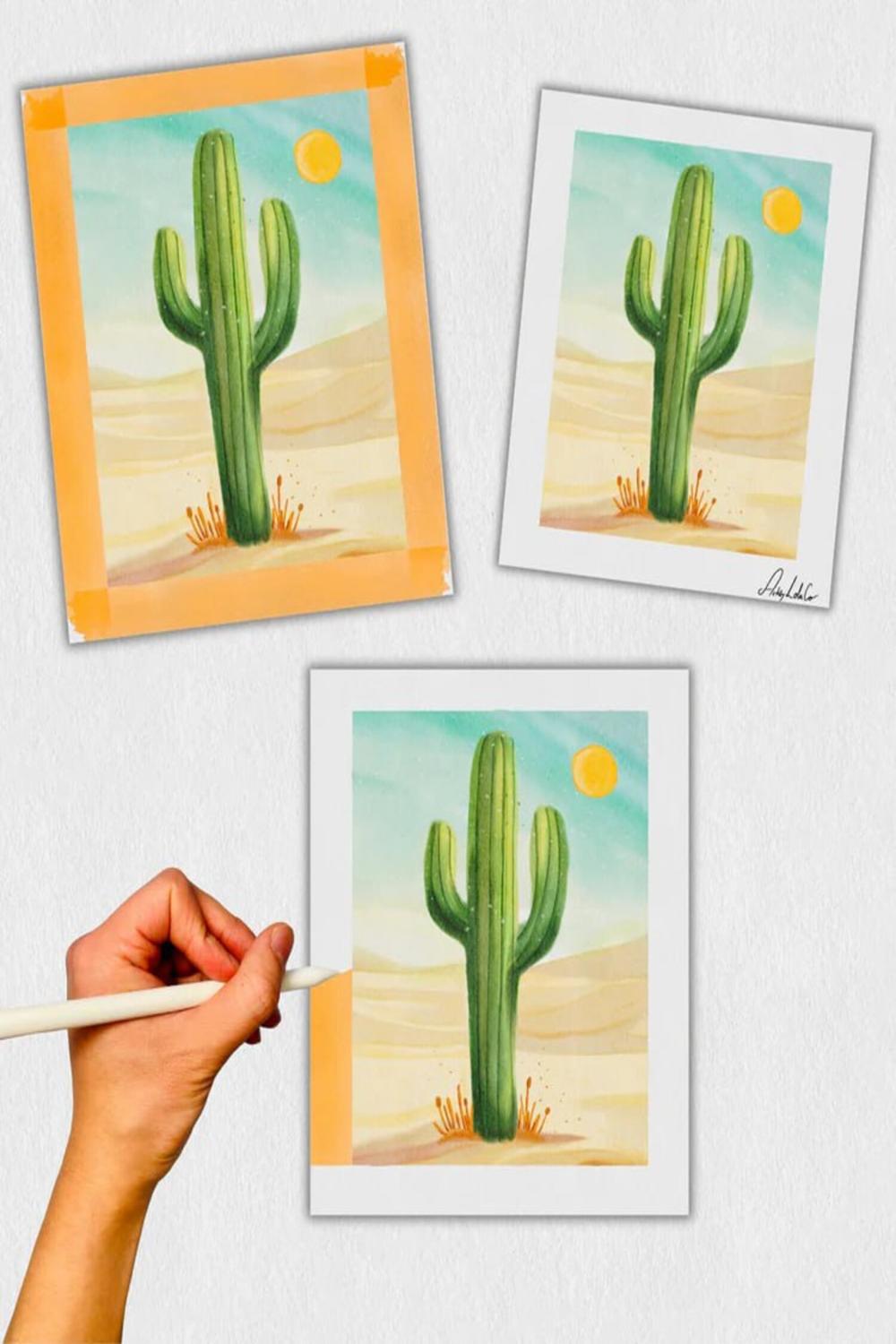 Realistic Watercolor Brushes for Procreate pinterest preview image.