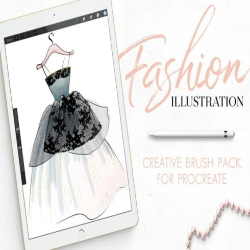 Fashion Illustration Toolset for Procreate cover image.