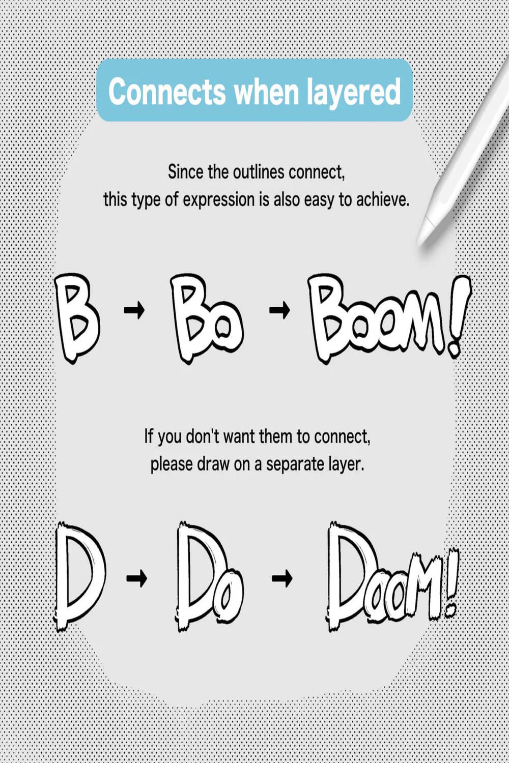 Manga Outliner - 18 Brushes for Procreate pinterest preview image.