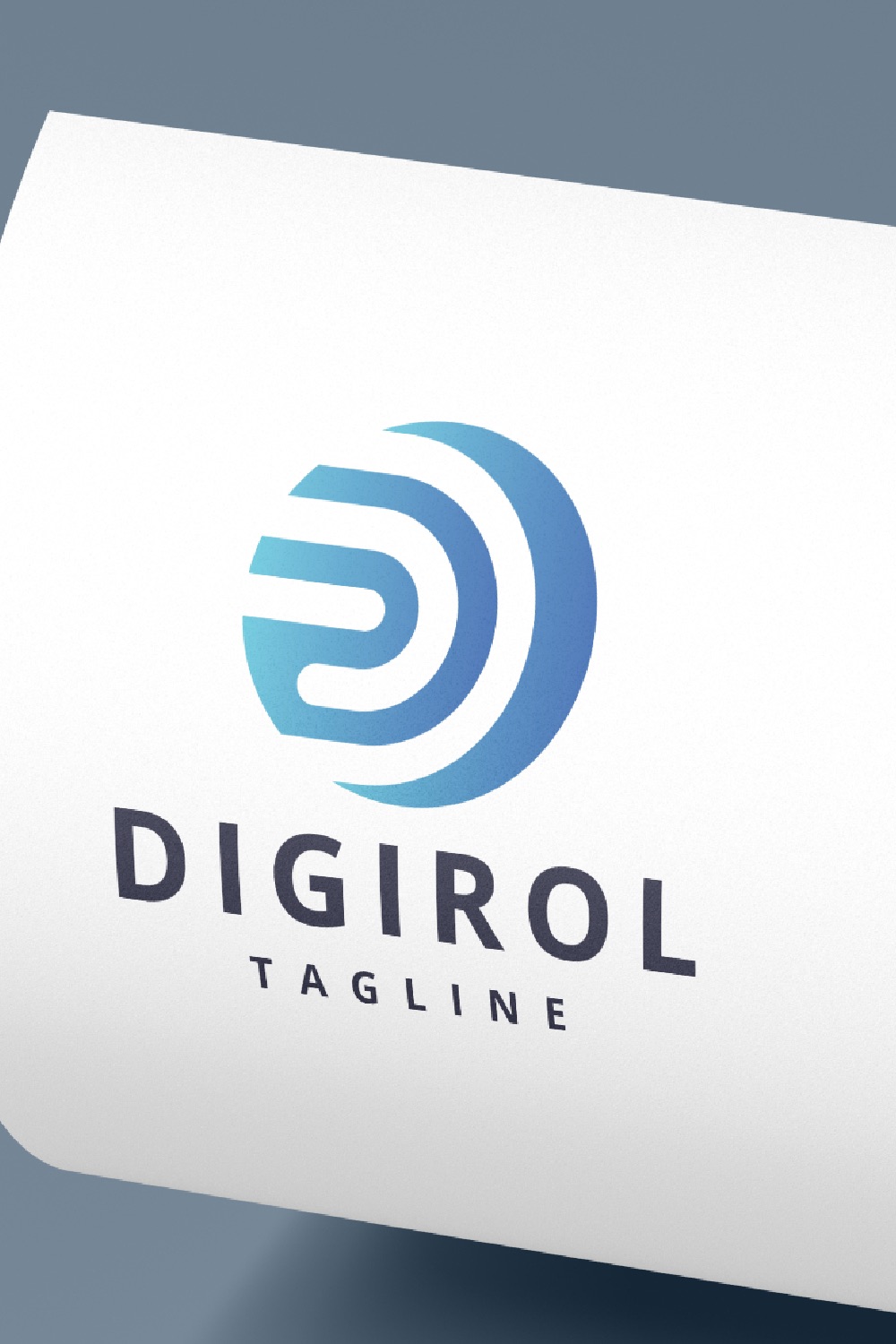 Digital Data Letter D Logo pinterest preview image.