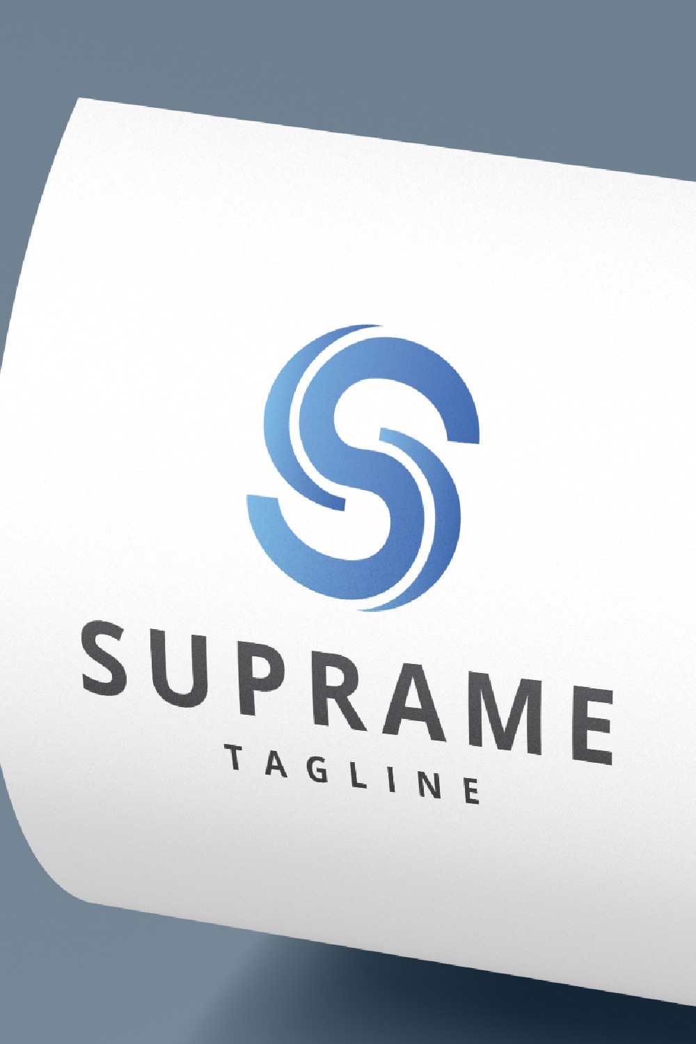 Abstract Gradient S Letter Logo pinterest preview image.