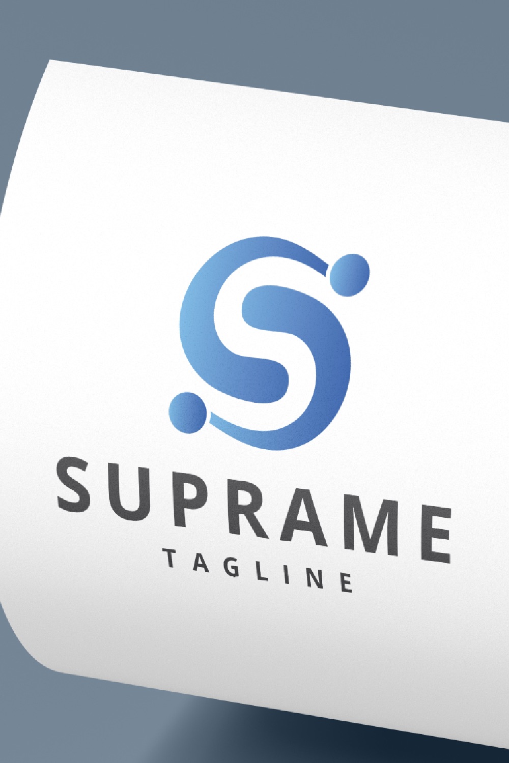 Abstract S Letter Connection Logo pinterest preview image.