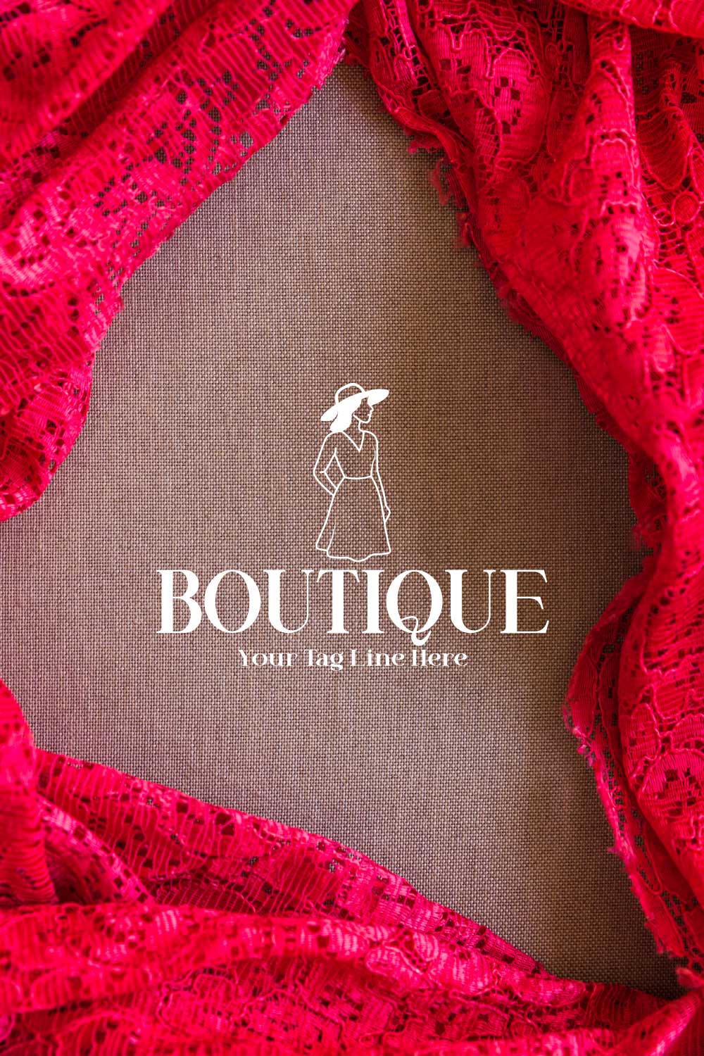 Beautiful Boutique Logo pinterest preview image.