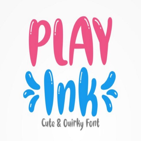 Play Ink Font cover image.