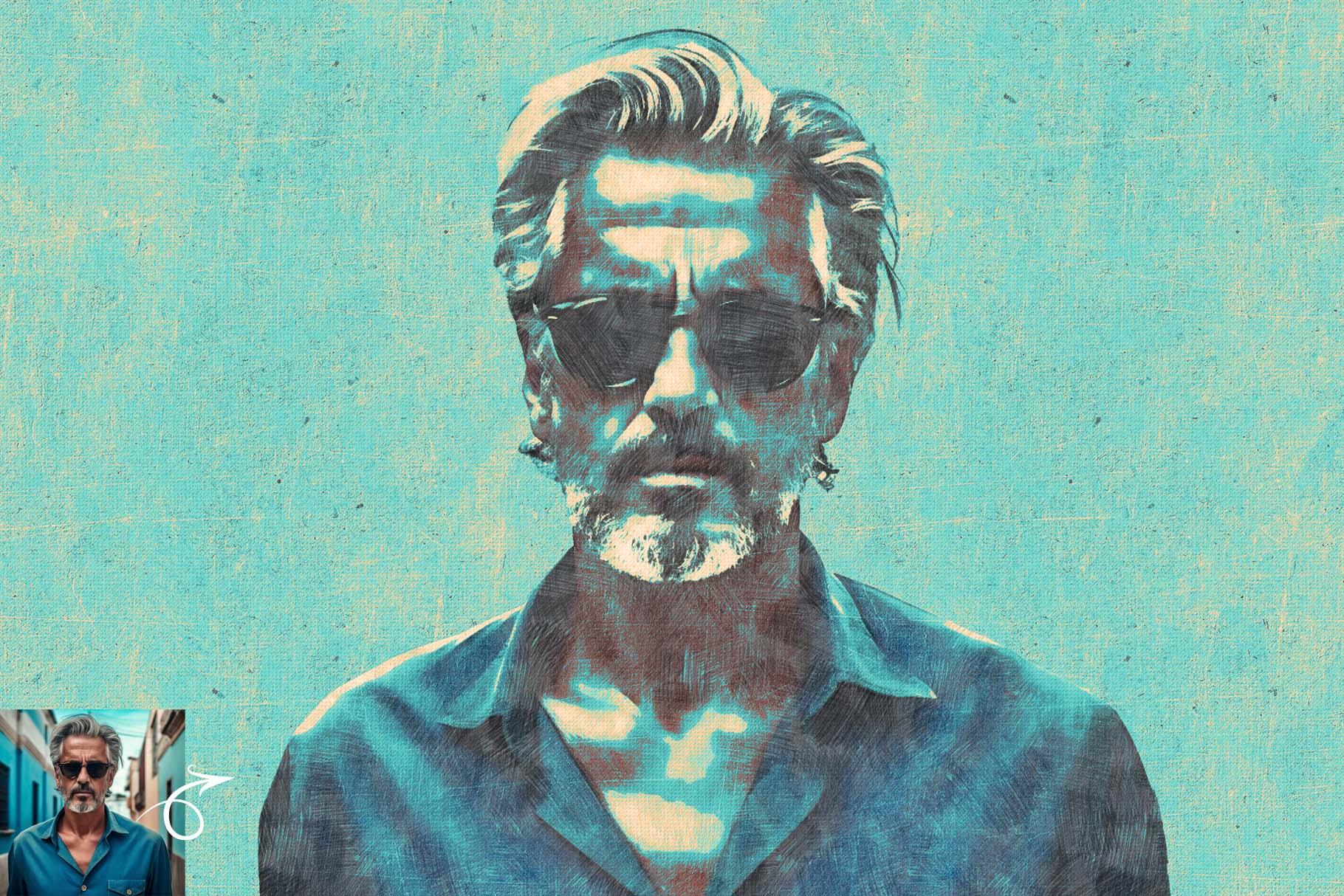 pop poster art photoshop action 10 983