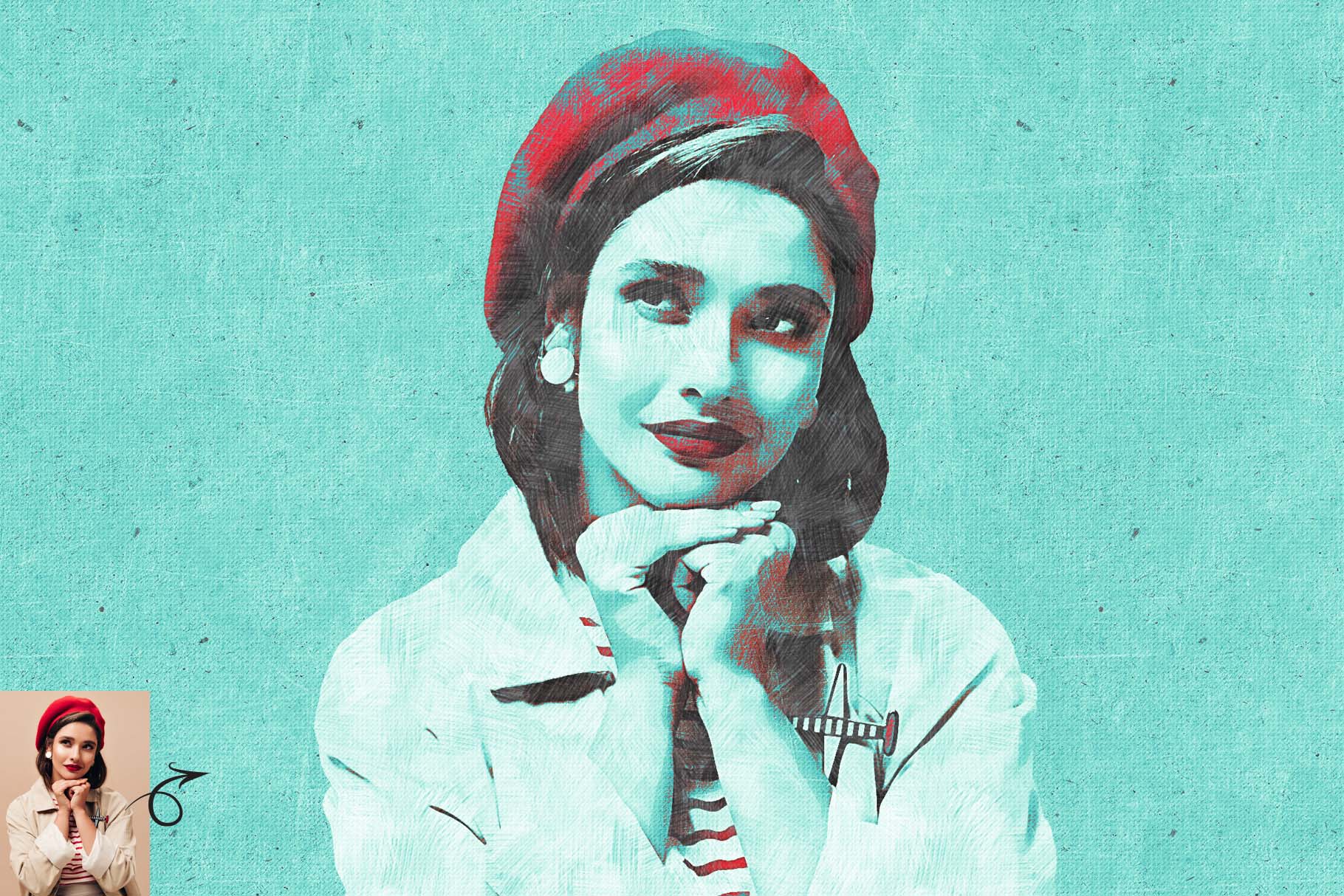 pop poster art photoshop action 4 929
