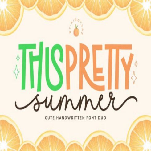 Pretty Summer Font cover image.