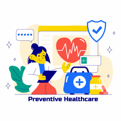 10 Prevention Healthcare Illustration cover image.