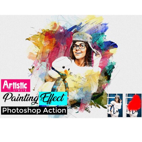 Artistic Painting Effect Photoshop Action cover image.