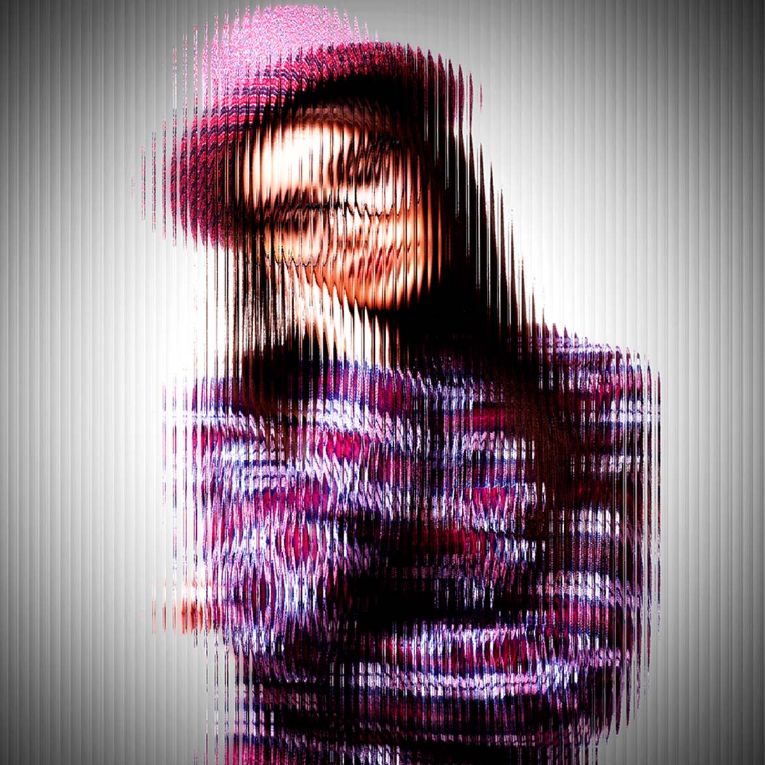 Glass Prism Effect Photoshop Action preview image.
