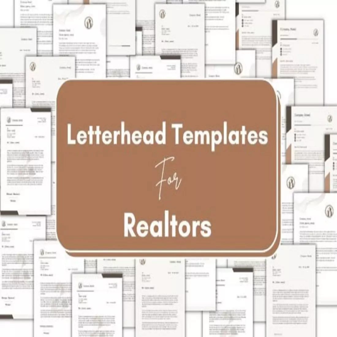 Real Estate Letterhead cover image.
