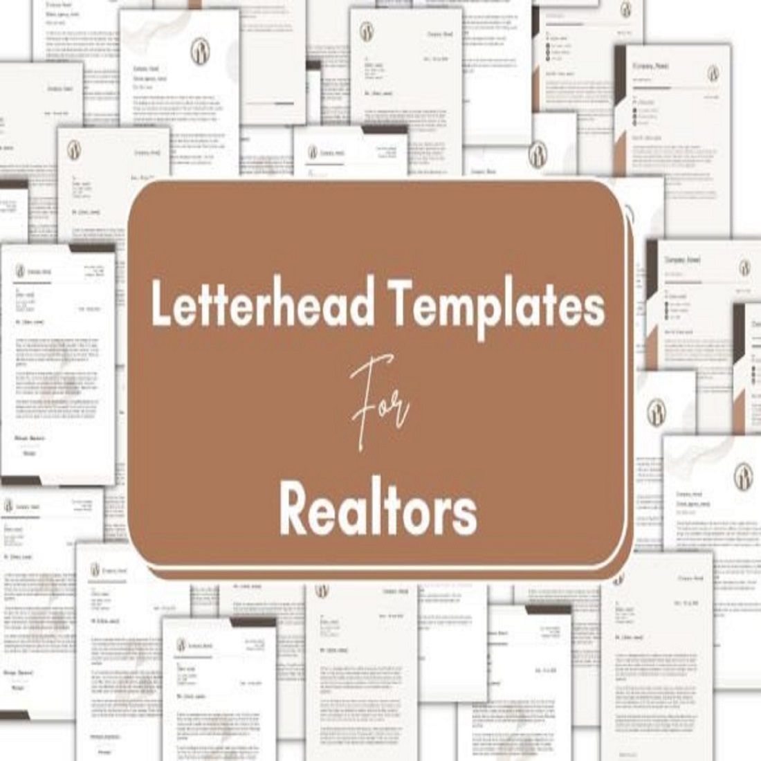 Real Estate Letterhead preview image.