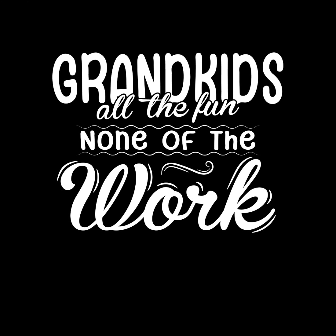 retro style grandparent humor design ideal for mugs hats and apparel. graphic design. 10 black preview 219