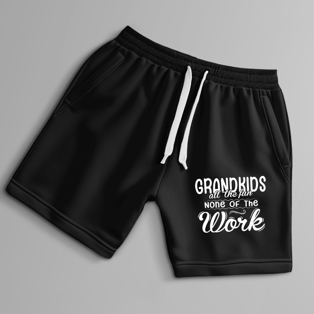 retro style grandparent humor design ideal for mugs hats and apparel. graphic design. 9 black shorts up 807