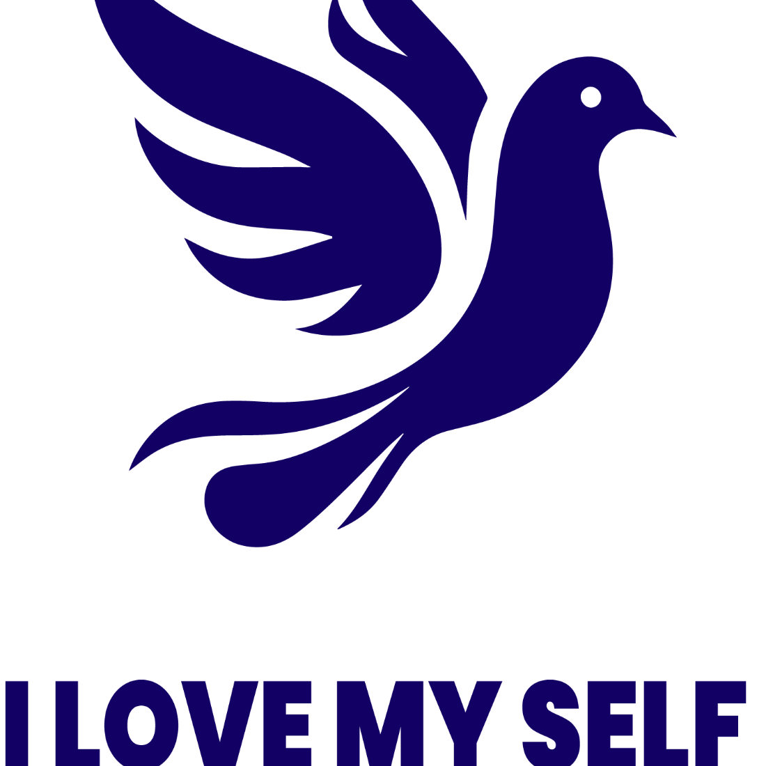 I Love My Self TShirt Logo preview image.