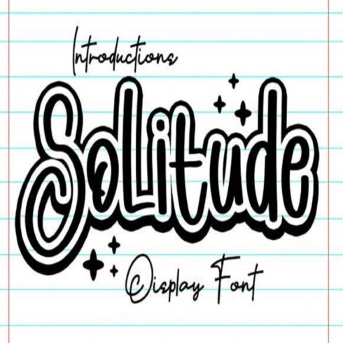 Solitude Font cover image.