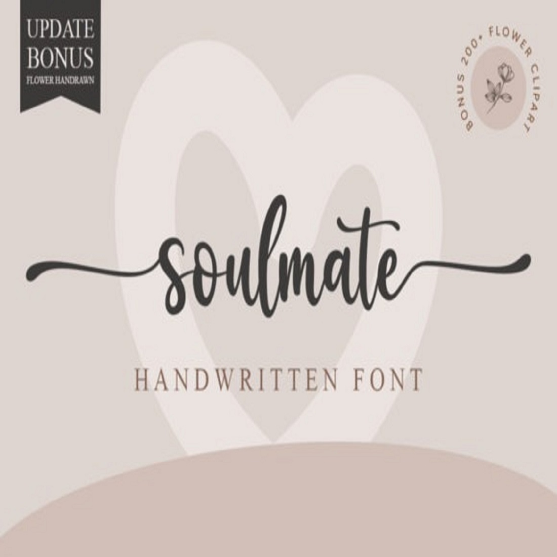 Soulmate Font preview image.