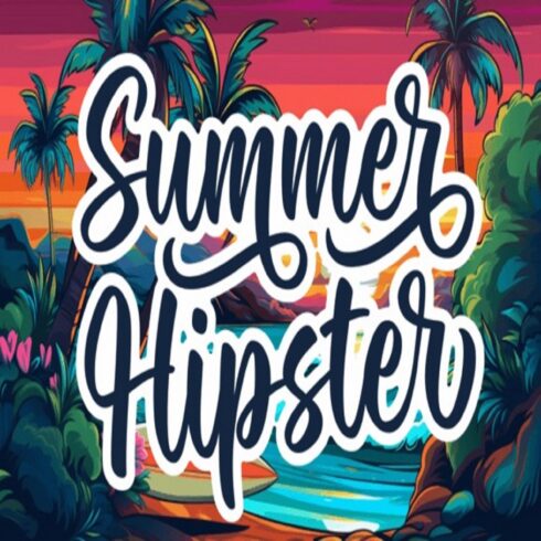 Summer Hipster Font cover image.