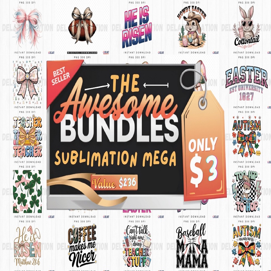 The Awesome Sublimation Bundle preview image.