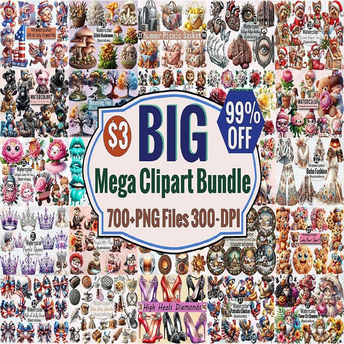 The Big Mega Bundle preview image.