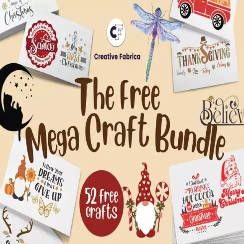 The Free Mega Craft Bundle cover image.