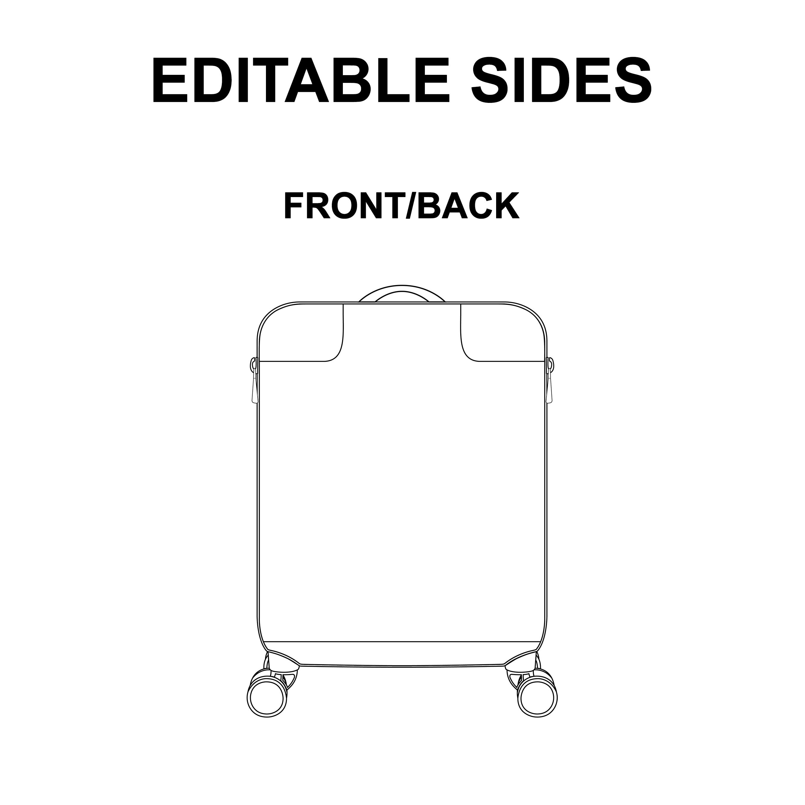 Travel Case Vector Mockup preview image.