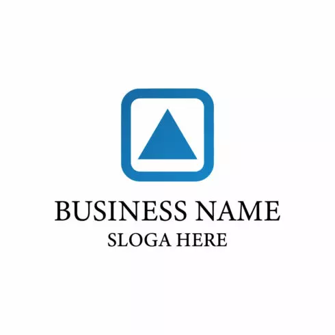 Blue Triangle in Rounded Square Logo cover image.