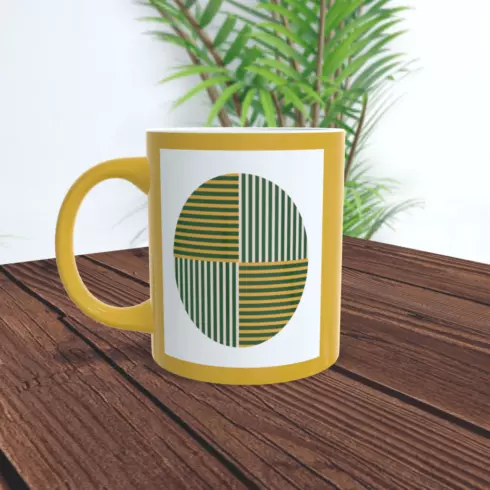 Beautiful perfect coffee mug mockup cover image.