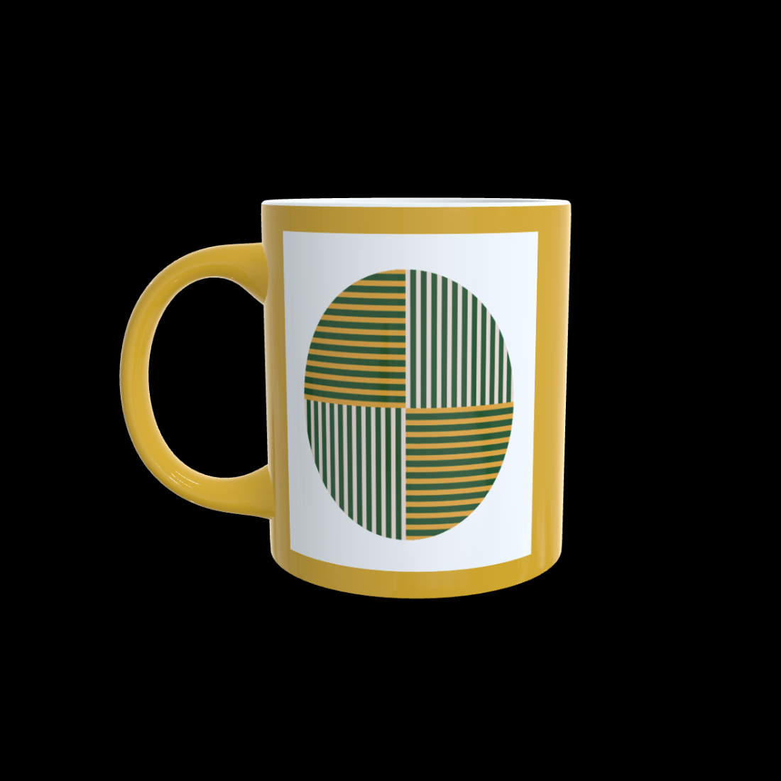 Beautiful perfect coffee mug mockup preview image.
