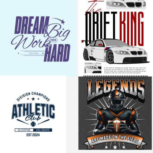 T-shirts design cover image.