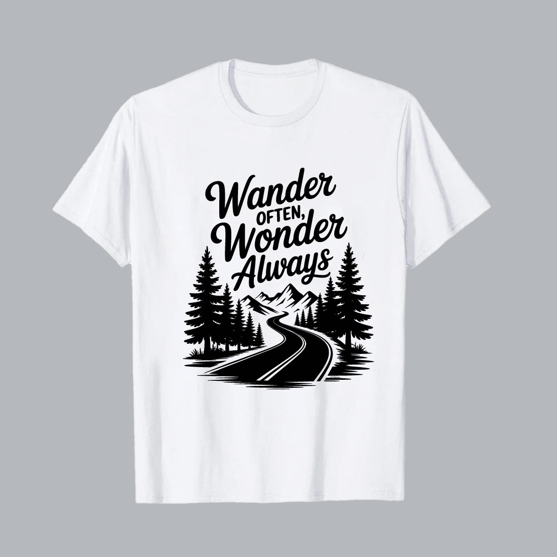 wander wonder always mountain road trees wanderlust 898