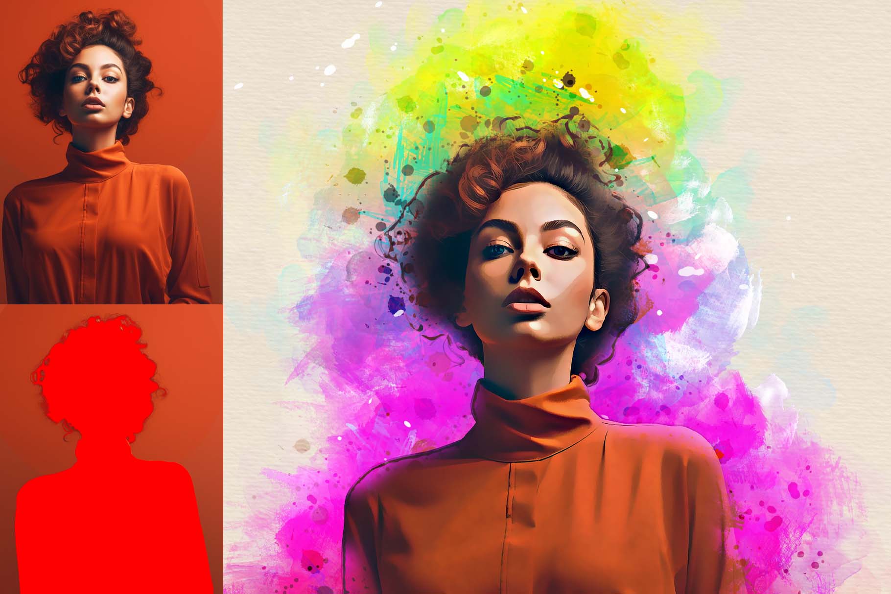 watercolor art photoshop action 7 953