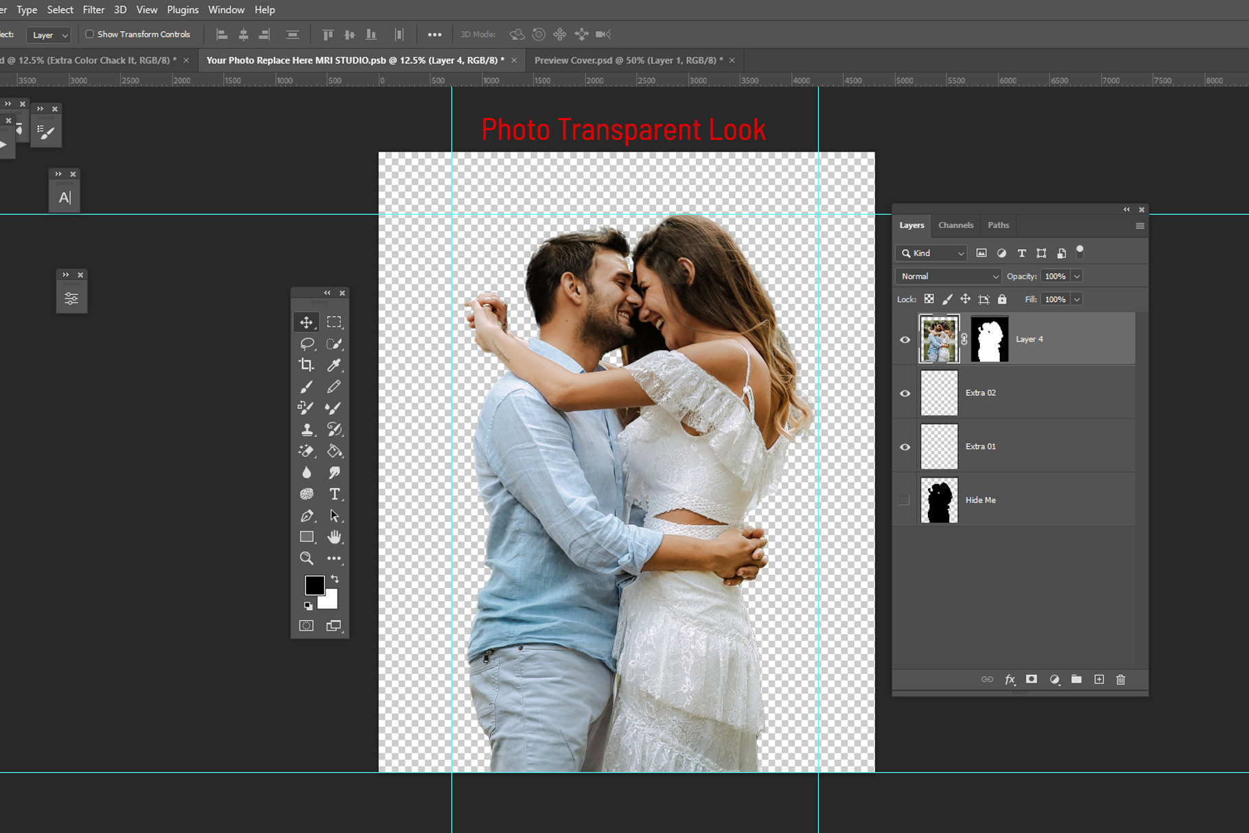 wedding watercolor brush art photo effect 03 500