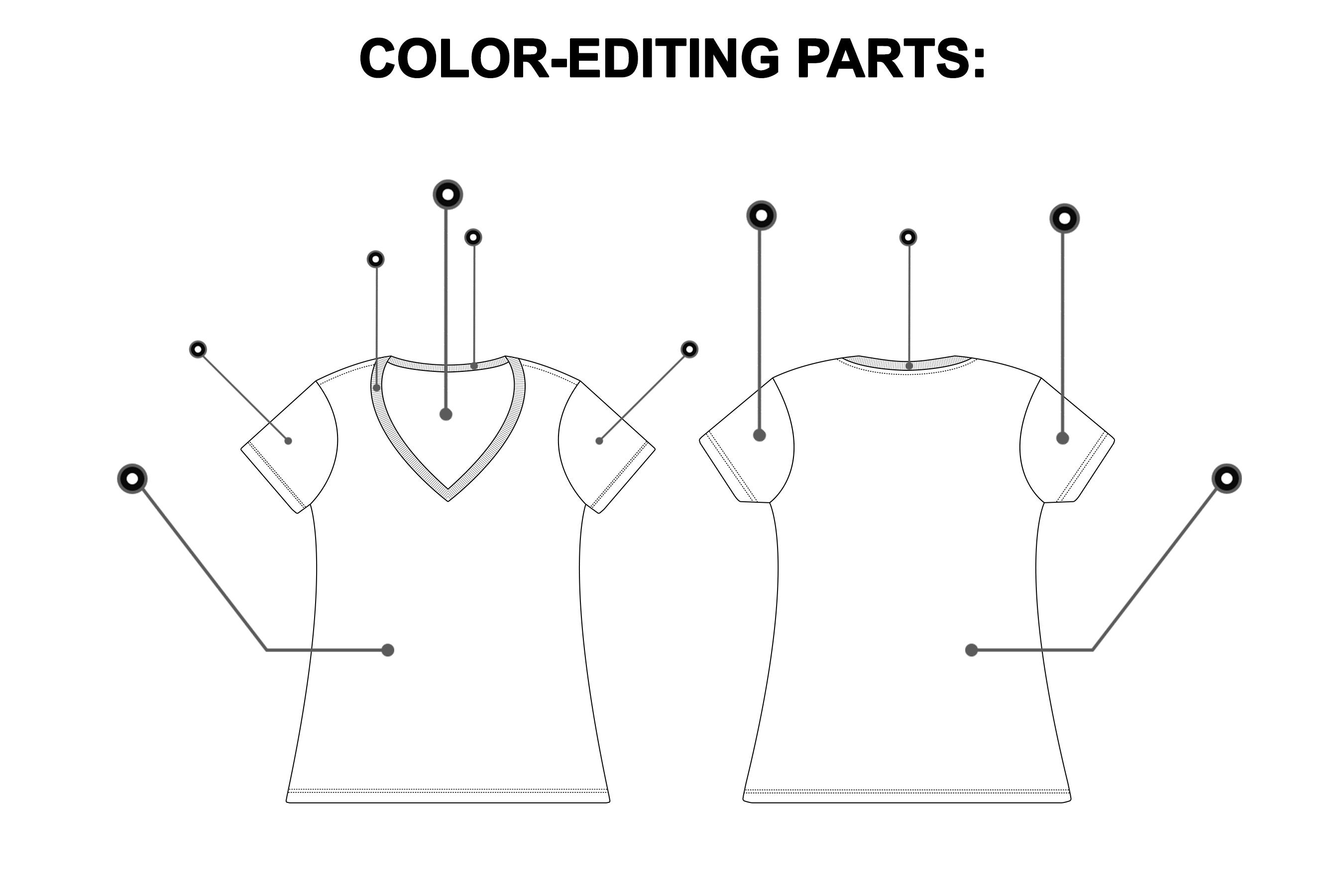 woman v neck tshirt 3 635