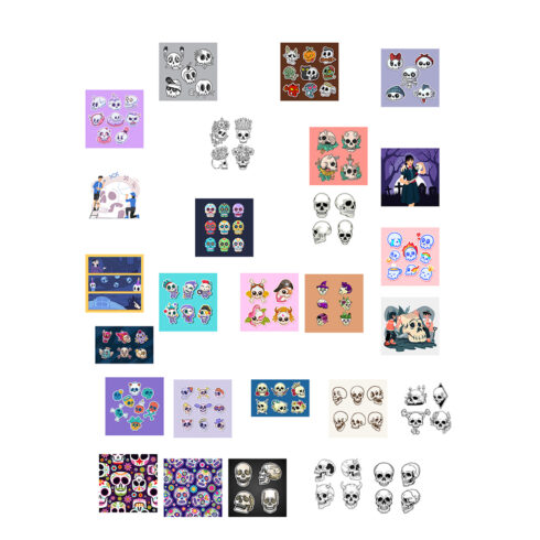 150 + skull design cover image.