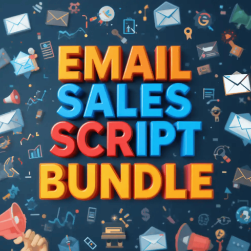 Email Sales Script Bundle | High-Converting Templates for Marketing & Business cover image.