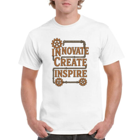 Innovate Create Inspire Gear T-Shirt Engineering cover image.