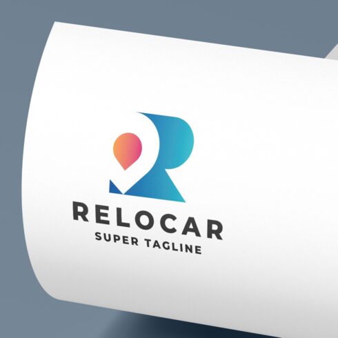 Relocar Letter R Logo cover image.