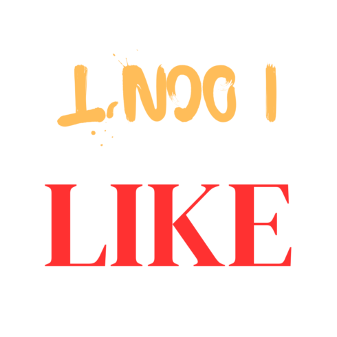 "I don't like" T-Shirts design cover image.