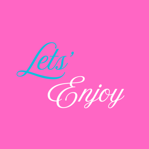 Lets' Enjoy is new design of T-Shirts cover image.