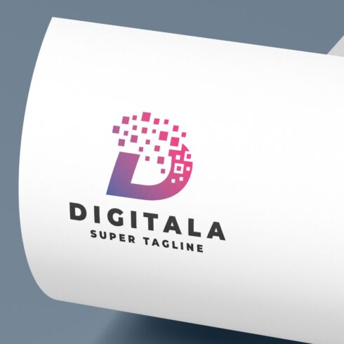 Pixelated D Letter Logo cover image.