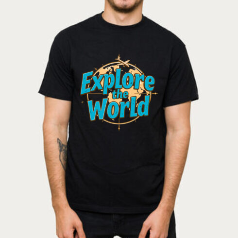 Explore the World Travel Adventure T-Shirt cover image.