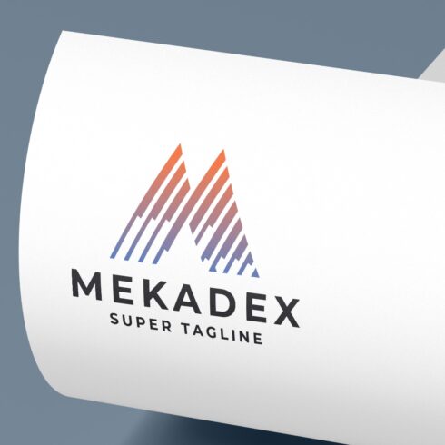 Mekadex Technology M Letter Logo cover image.