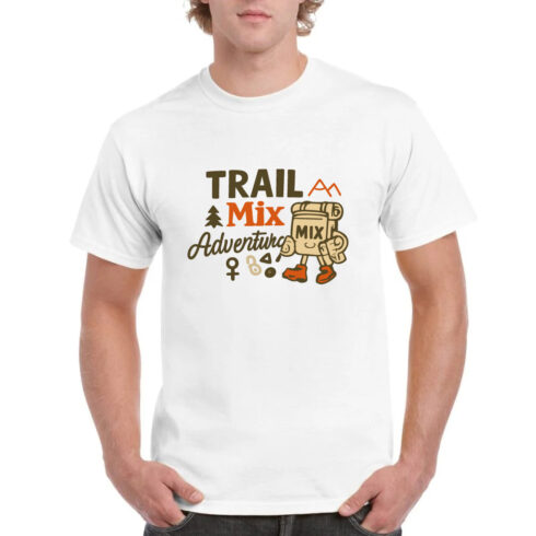 Trail Mix Adventure Hiking T-Shirt Outdoor Funny cover image.