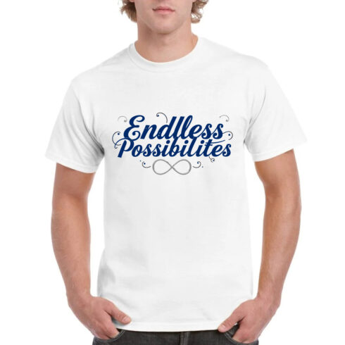 Endless Possibilities Shirt Infinity Motivational Tee cover image.