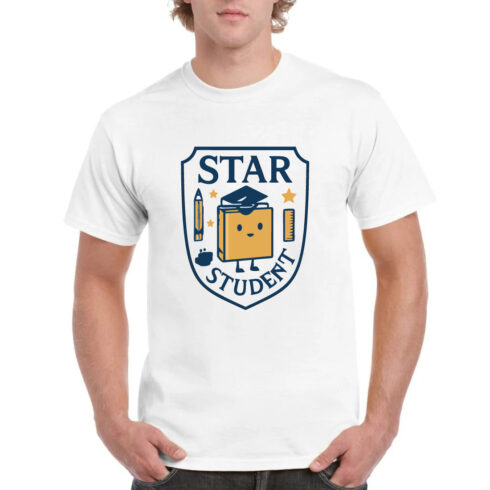 Star Student Cute Book Tee Academic Achievement cover image.