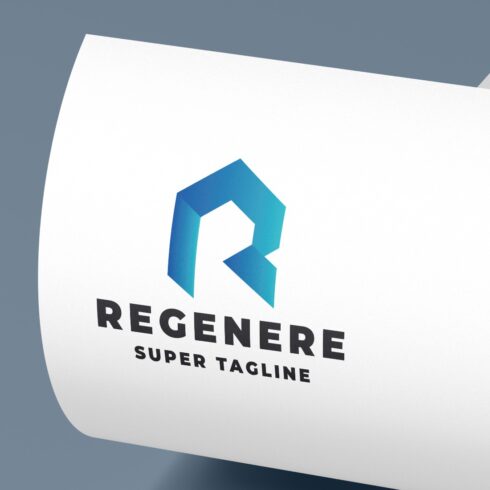 Regenere Letter R Logo cover image.
