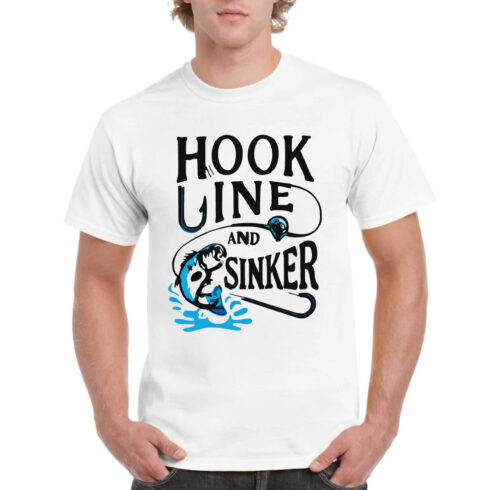 Hook Line and Sinker Fishing Bass Angler Shirt cover image.
