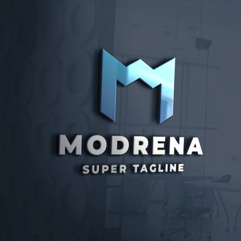 Modrena Geometric M Logo cover image.